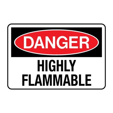 Danger Highly Flammable Decal